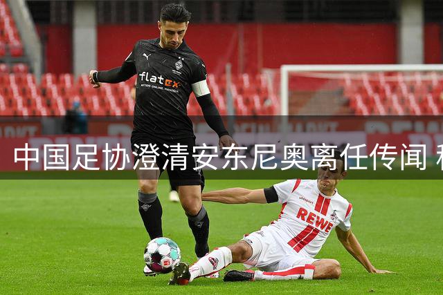 中国足协澄清安东尼奥离任传闻 称团队合作良好